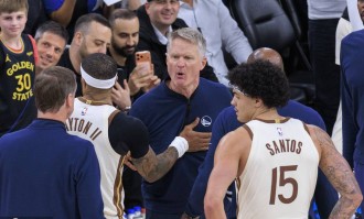 库里27+6&amp;amp;犯满科尔遭驱逐 伦纳德24分快船险胜勇士