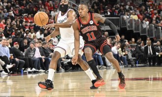 哈登24分祖巴茨12+11 快船惨败公牛6连胜终止